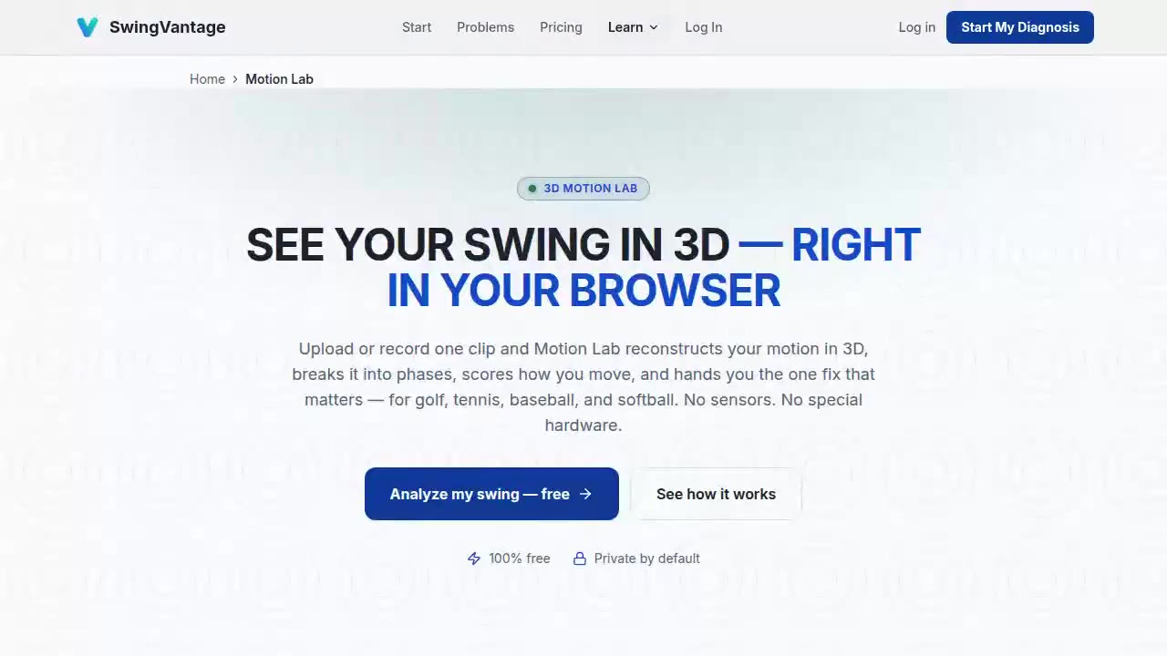 Compare Your Swing to a Reference — video thumbnail