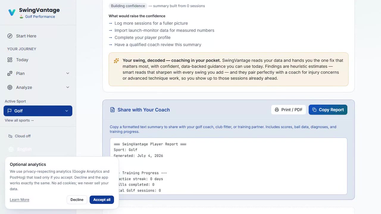 Create and share a session report — video thumbnail
